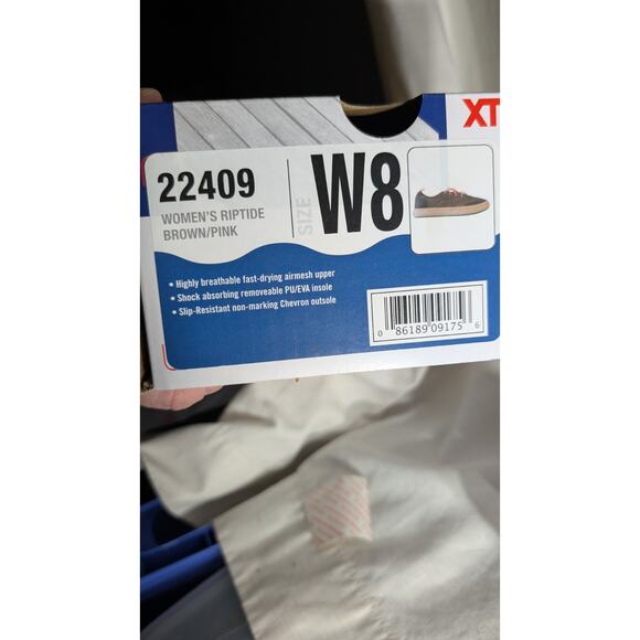 XTRATUF Riptide Women's Airmesh Deck Shoes Size 8 Brown Pink 22409 NWB - Picture 8 of 8